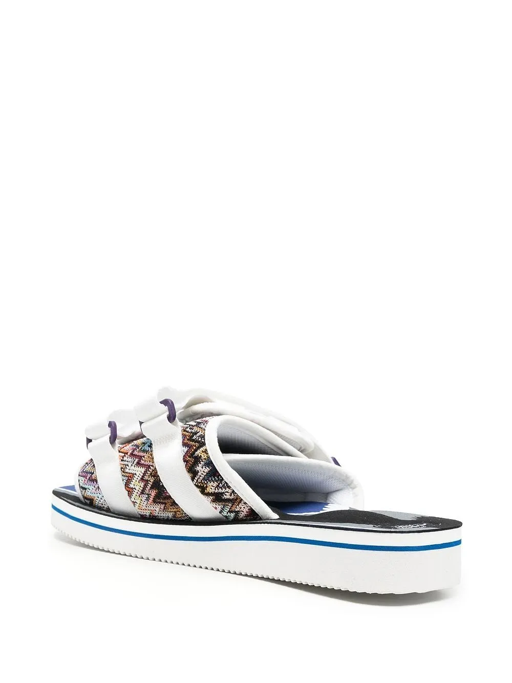 Suicoke X Missoni Logo Patch Strapped Slides