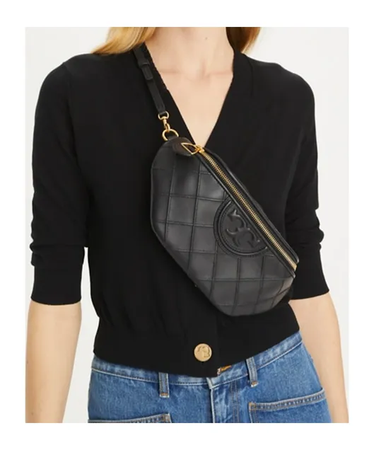 Tory Burch Fleming Logo Embossed Belt Bag