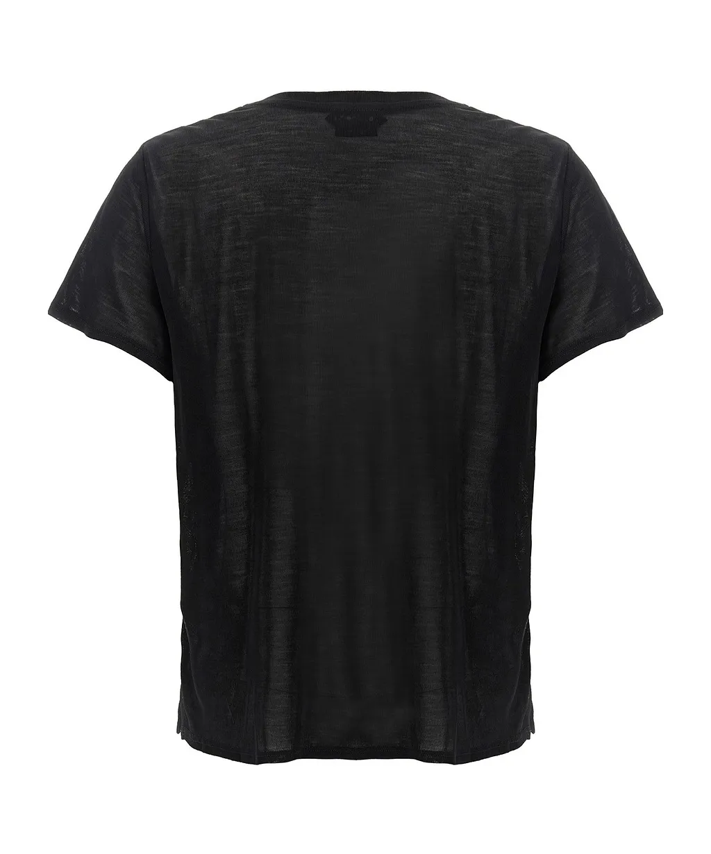 Tom Ford Logo Plaque Crewneck T-Shirt