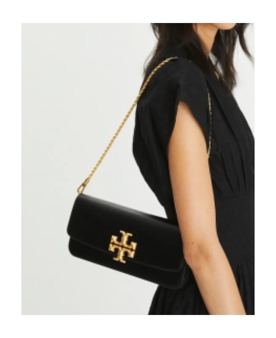Tory Burch Eleanor Logo Plaque Clutch Bag