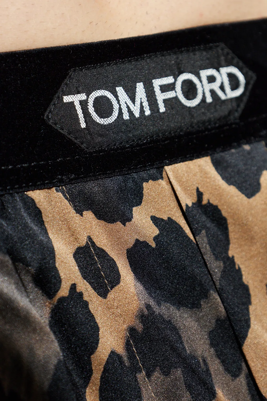 Leopard-Print Pajama Bottoms