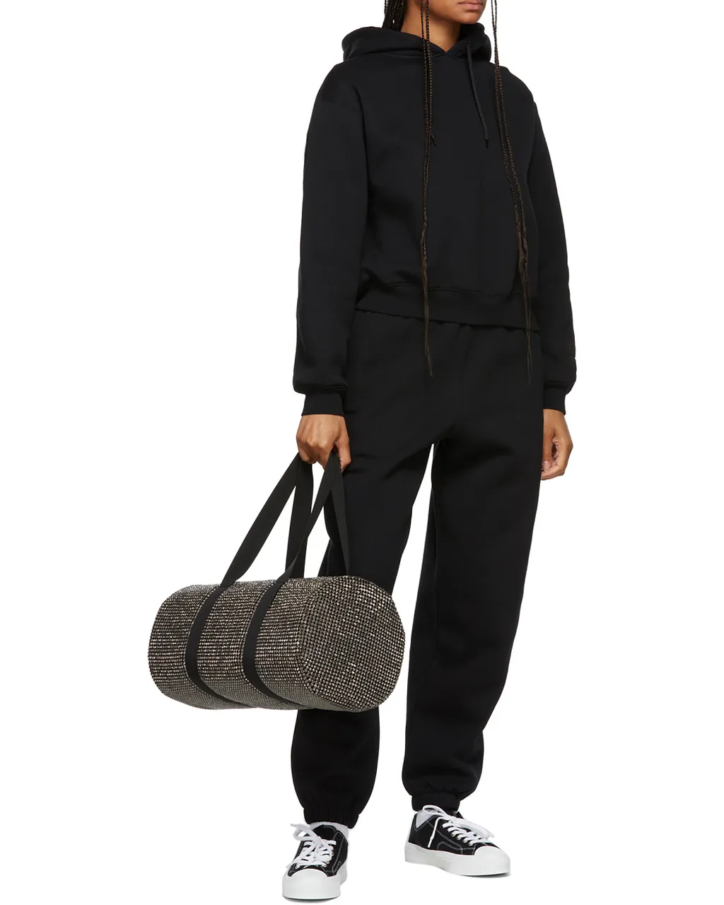 Alexander Wang Logo Printed Elasticated Waist Pants