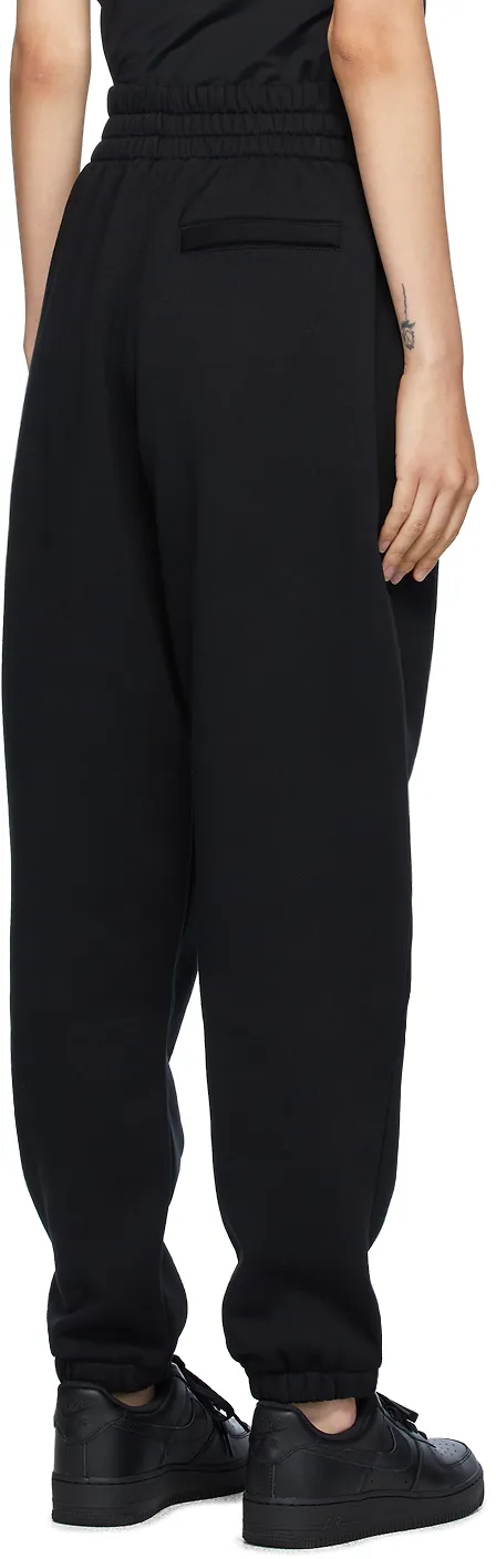 Alexander Wang Logo Printed Elasticated Waist Pants