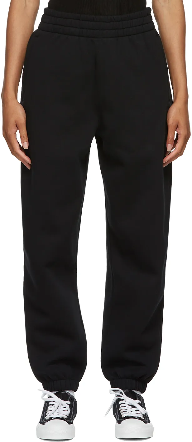 Alexander Wang Logo Printed Elasticated Waist Pants