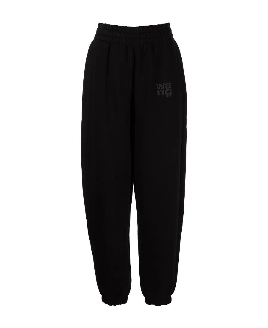 Alexander Wang Logo Printed Elasticated Waist Pants