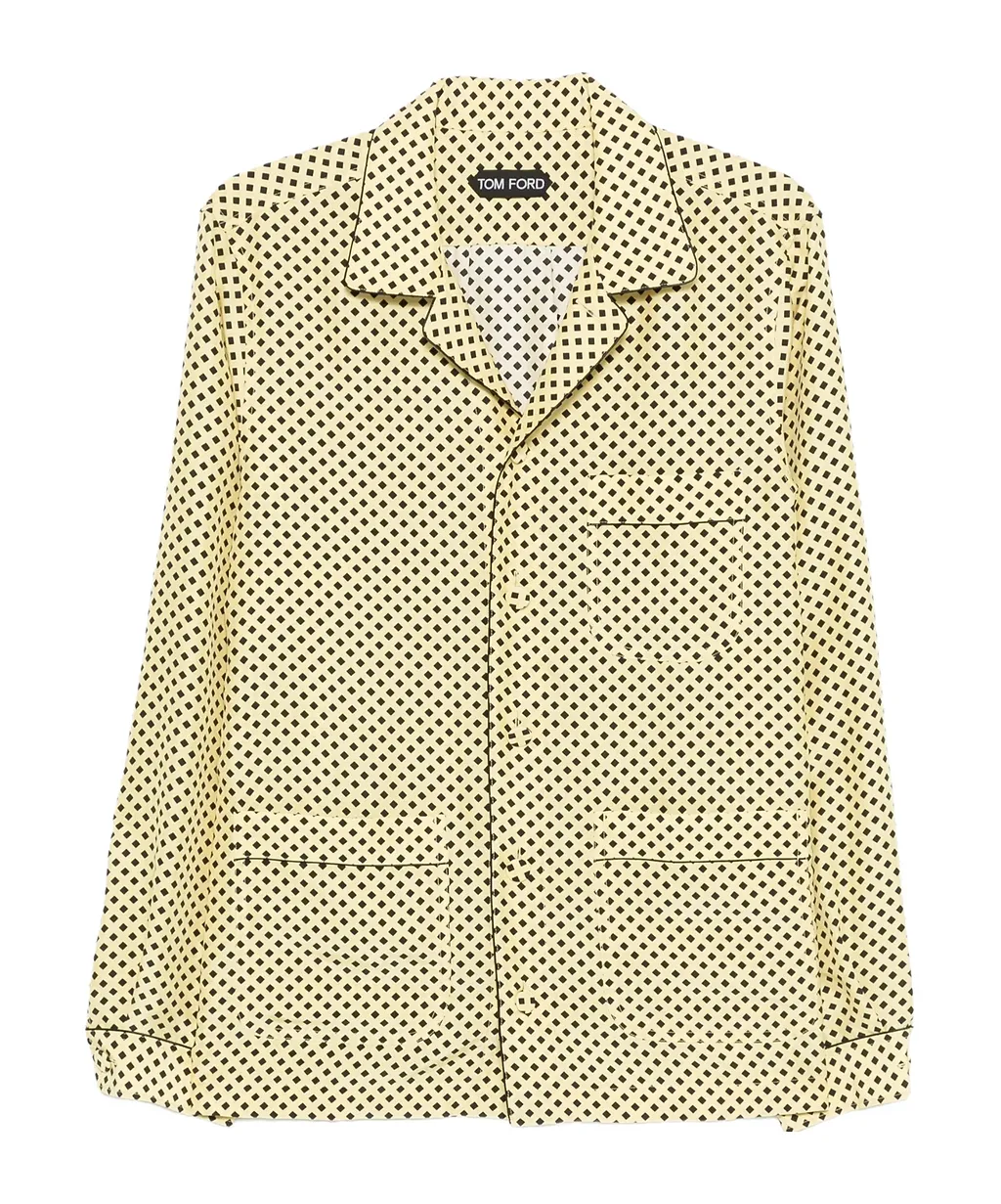 Tom Ford Patterned Long-Sleeved Shirt