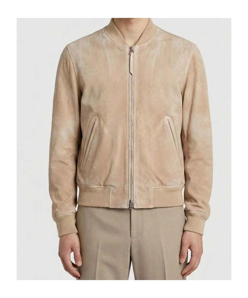 Tom Ford Perforated Bomber Jacket
