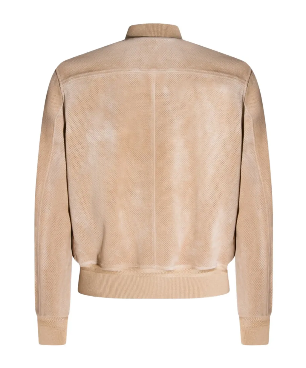 Tom Ford Perforated Bomber Jacket