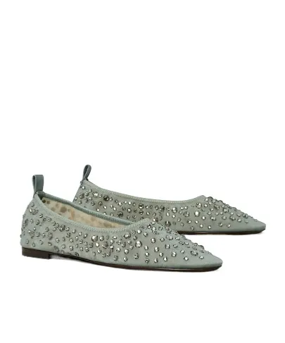 Tory Burch Embellished Ballet Flats