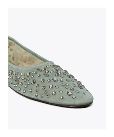 Tory Burch Embellished Ballet Flats