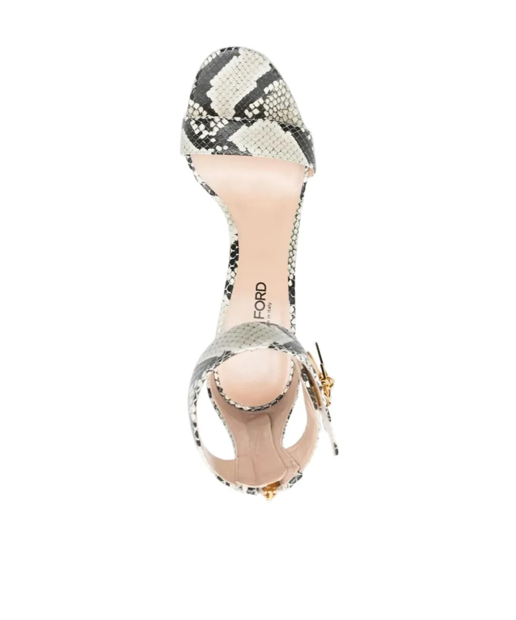 Tom Ford Printed Padlock Sandals