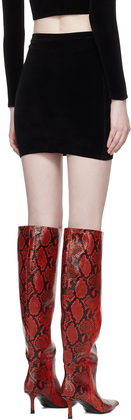 Logo-Embroidered Miniskirt