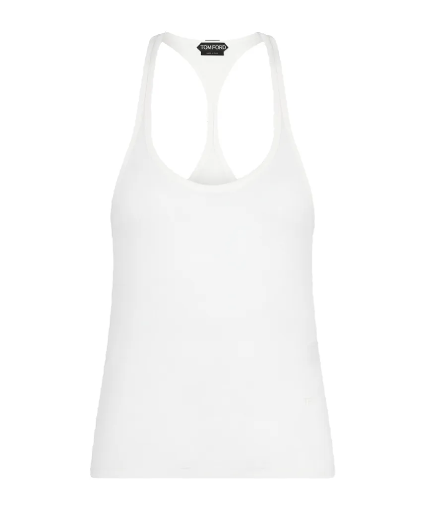 Tom Ford Ribbed Racerback Performance Top