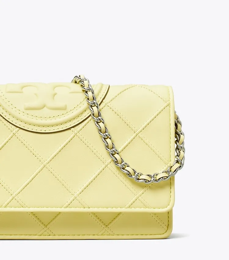 Tory Burch Fleming Soft Chain-Linked Wallet