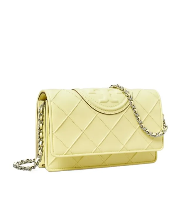 Tory Burch Fleming Soft Chain-Linked Wallet