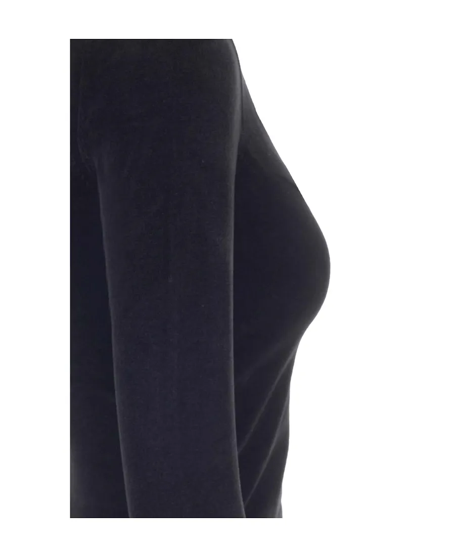 Scoop-Neck Cropped Knit Top