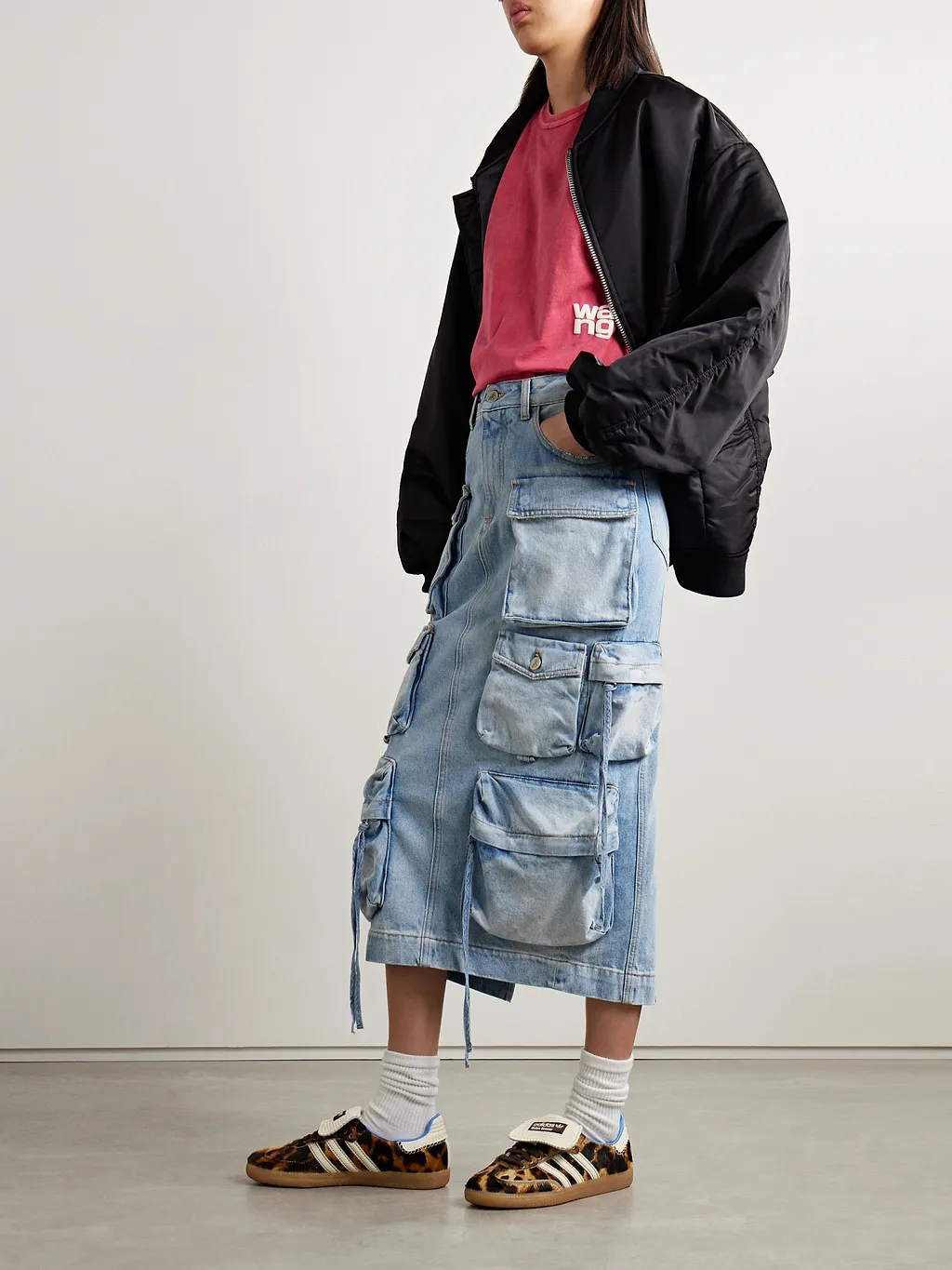 T By Alexander Wang Crewneck Short-Sleeved T-Shirt