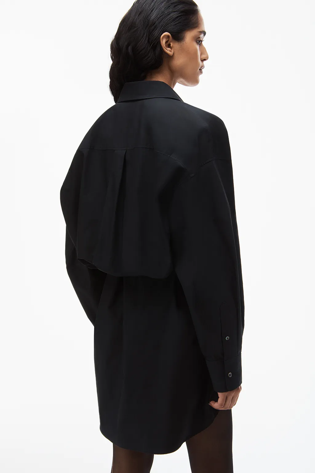 T By Alexander Wang Layered Mini Shirtdress