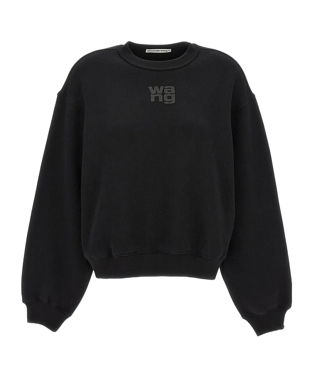T By Alexander Wang Logo Crewneck Sweatshirt