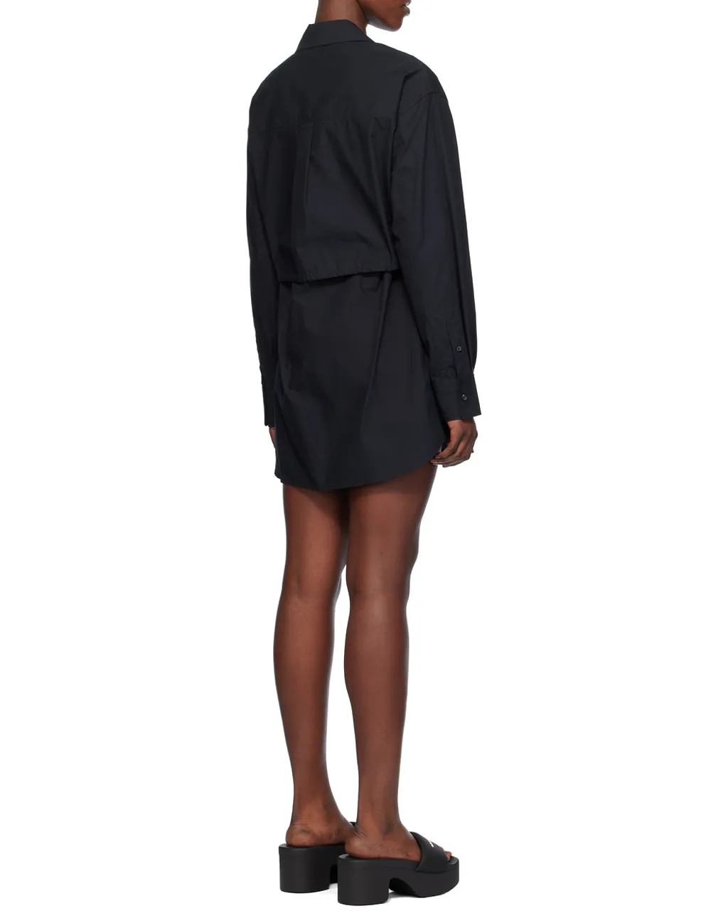 T By Alexander Wang Layered Mini Shirtdress