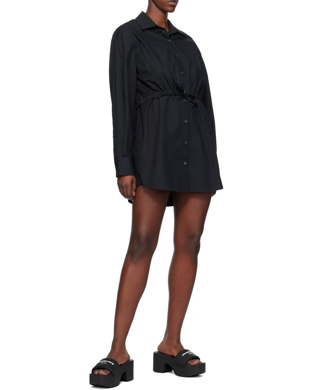 T By Alexander Wang Layered Mini Shirtdress