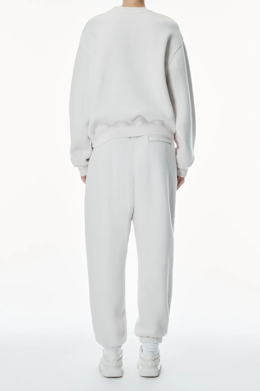 T By Alexander Wang Logo Printed Drop Shoulder Sweatshirt