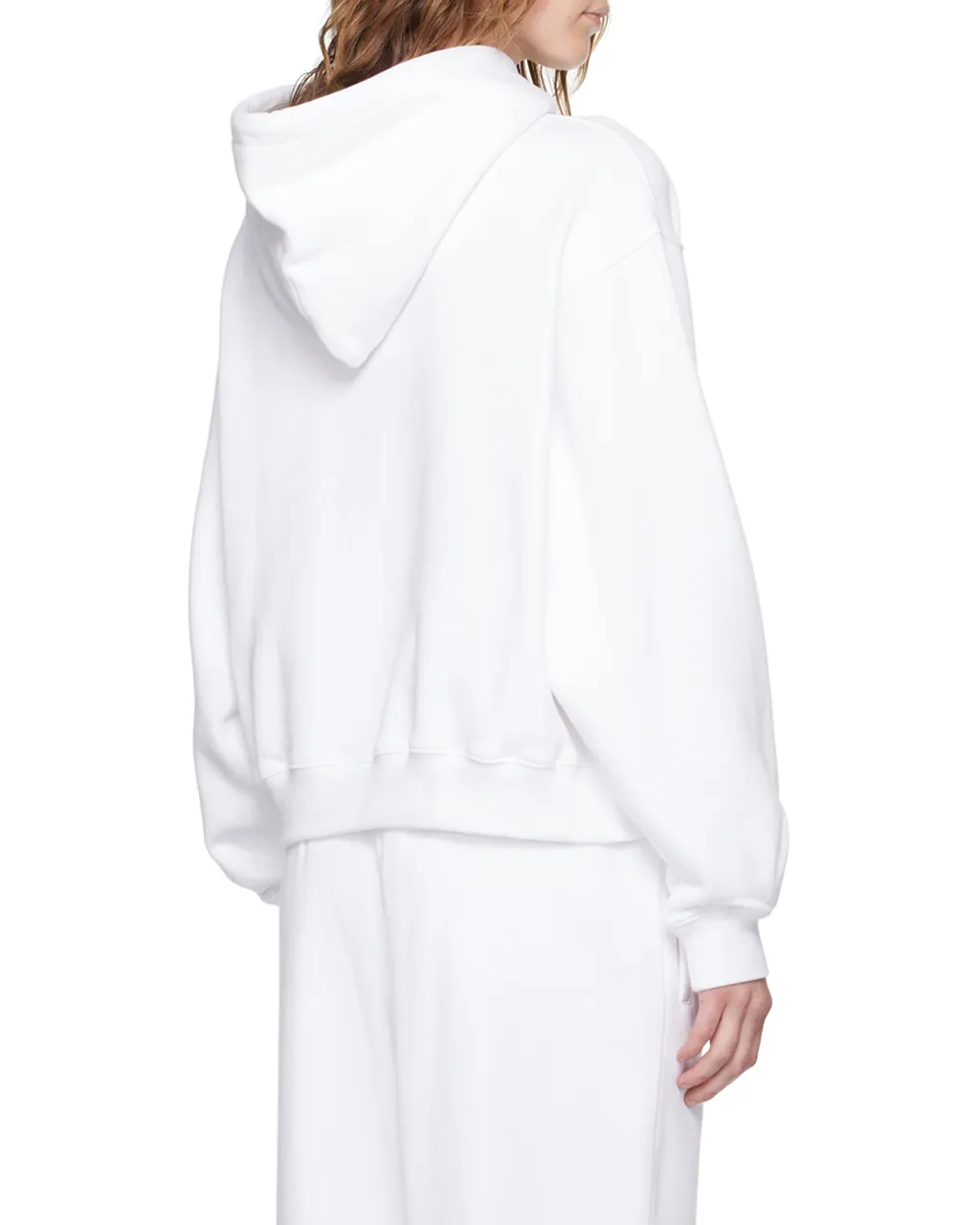 T By Alexander Wang Logo Printed Drawstring Hoodie