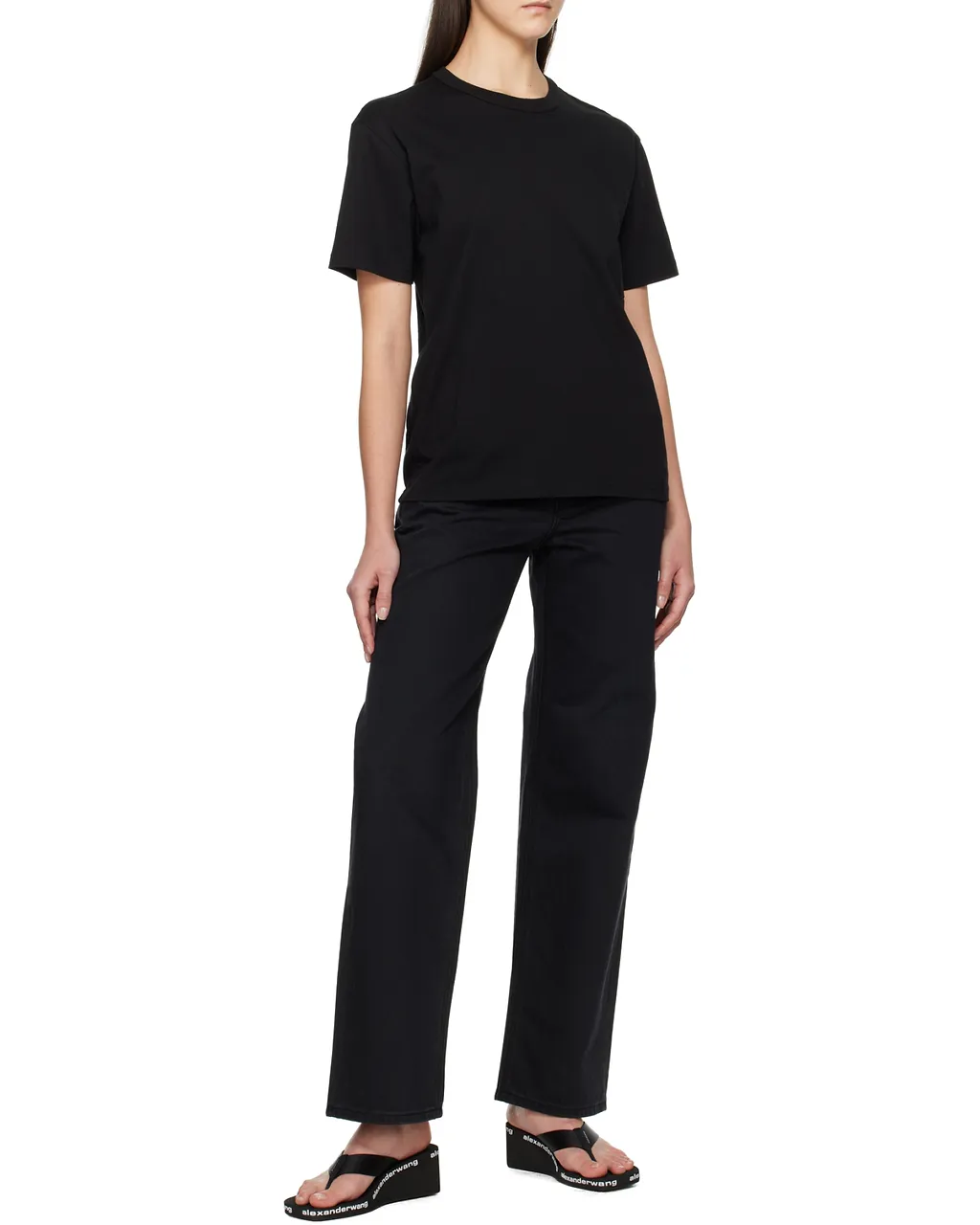 T By Alexander Wang Logo Print T-Shirt