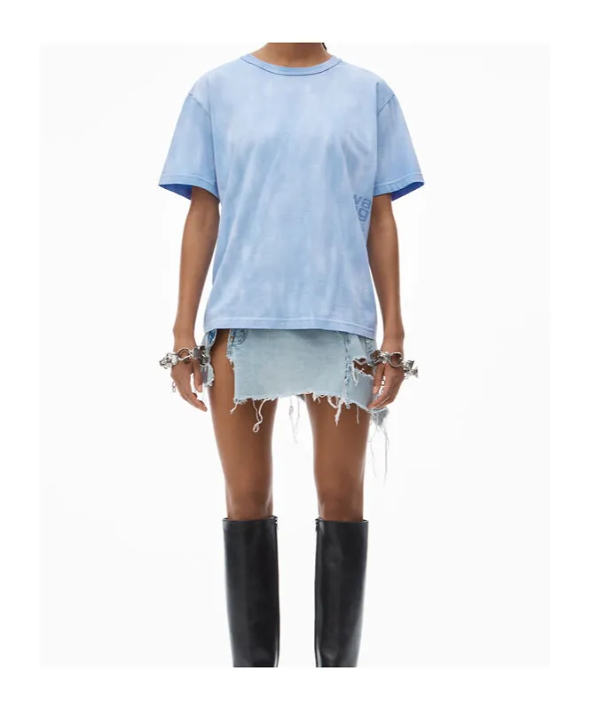 T By Alexander Wang Puff Logo Jersey T-Shirt