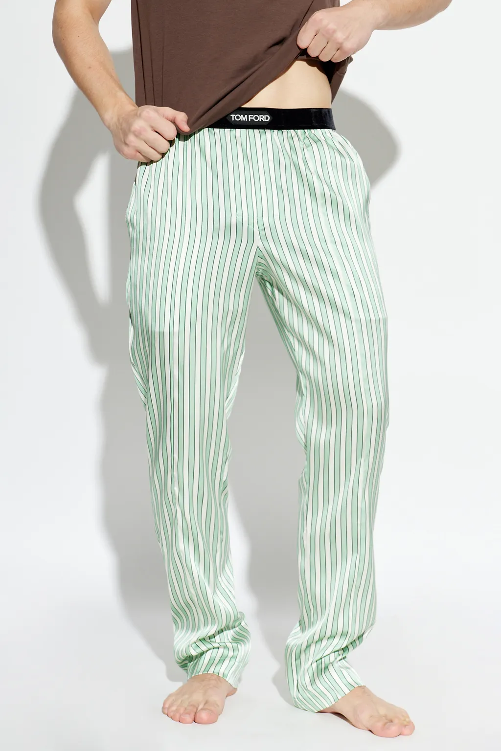 Striped Pajama Bottoms