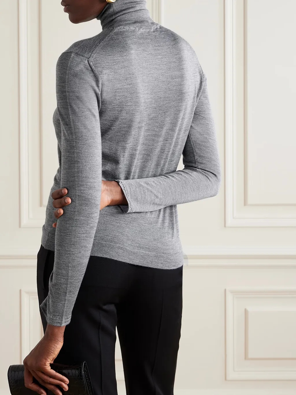 Turtleneck Knitted Top