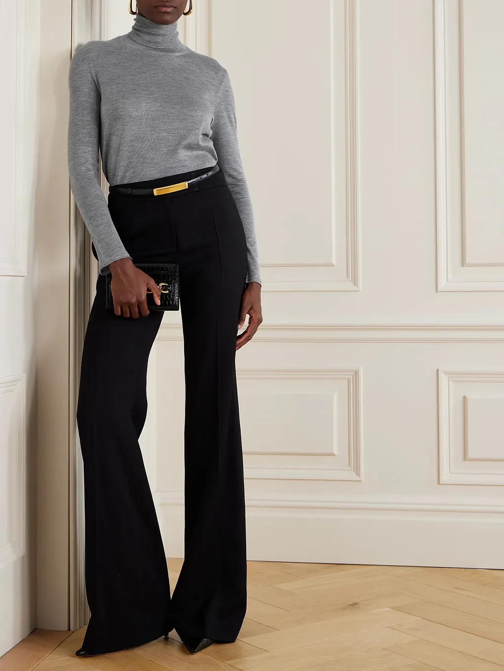 Turtleneck Knitted Top