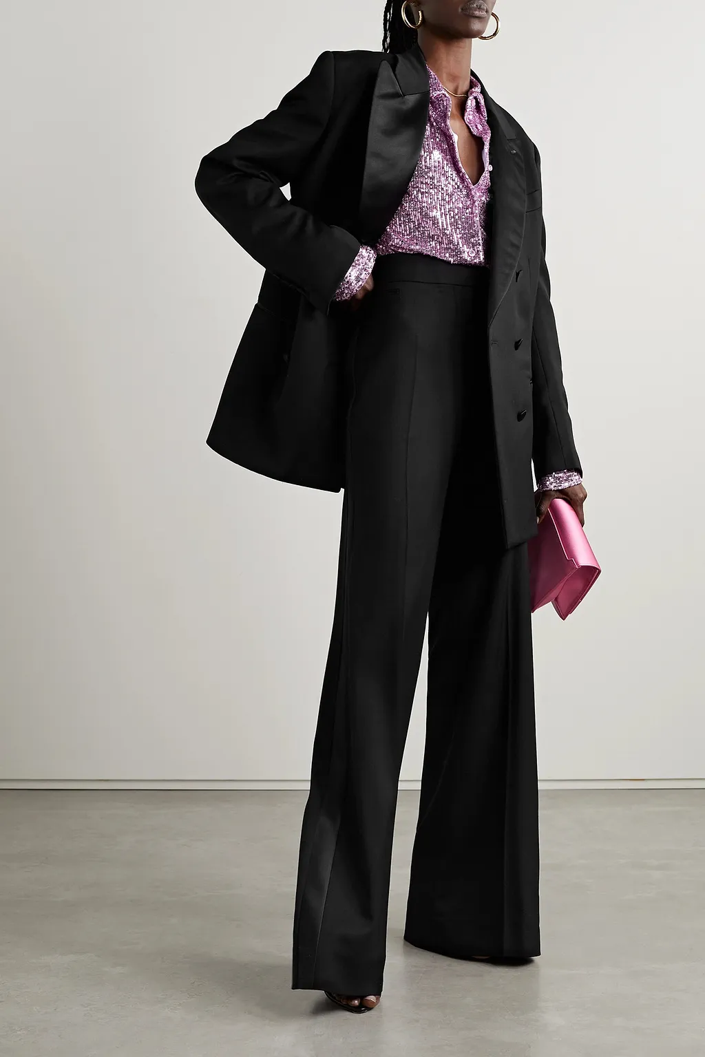 Wide-Leg Casual Pants