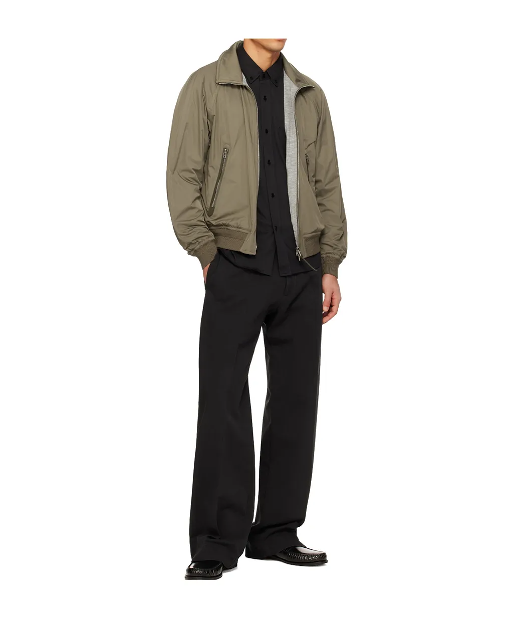 Wide-Leg Casual Pants With Belt Loops