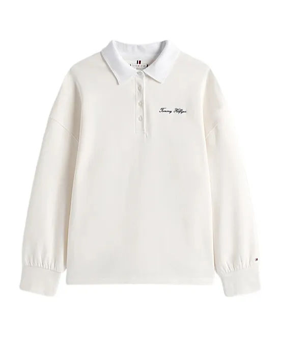 Collared Buttoned Polo Top