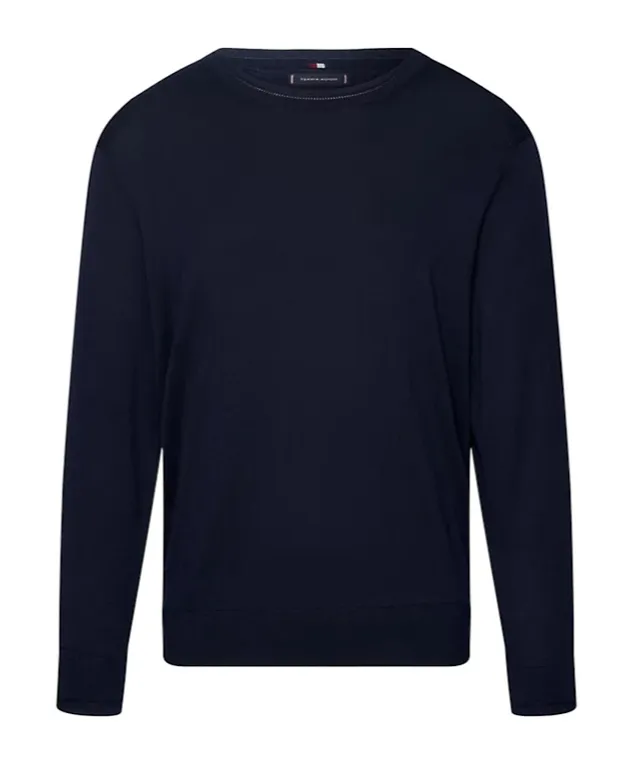 Flag Embroidery Round Neck Sweater