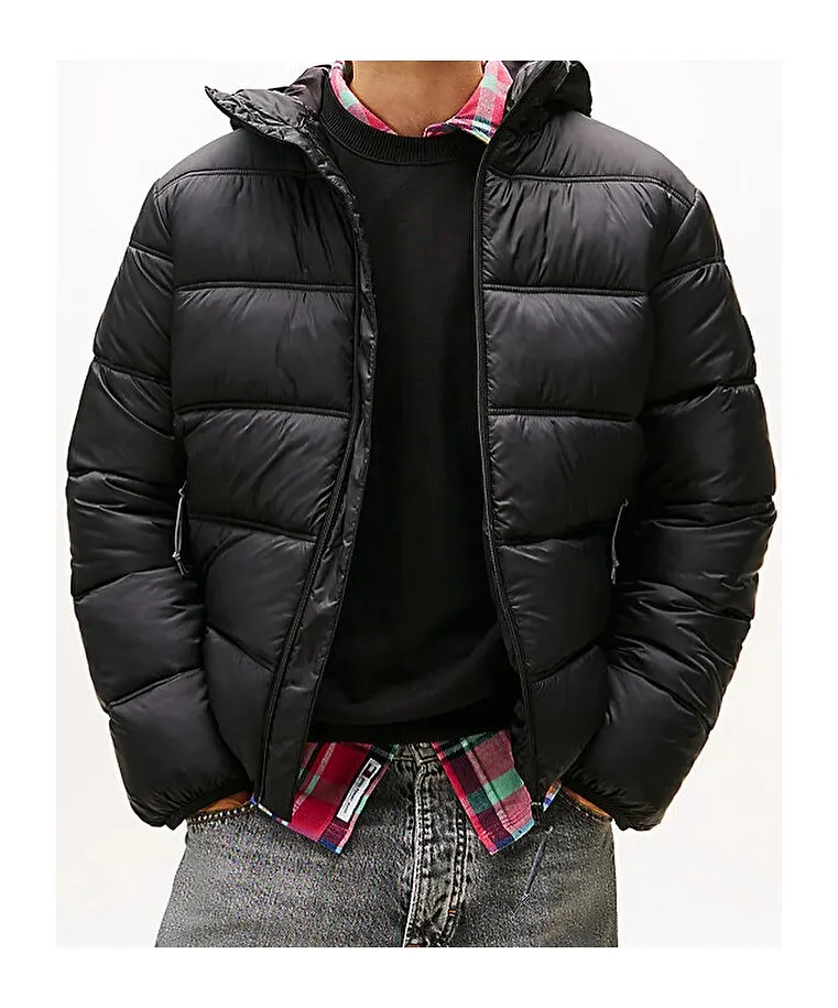Tjm Hooded Logo Puffer Coat