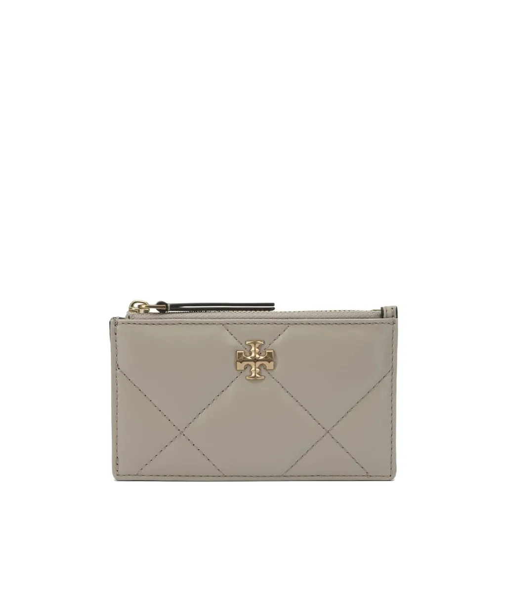 Tory Burch Kira Logo Plaque Zipped Wallet