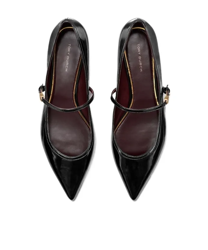 Double T-Buckle Ballet Flats