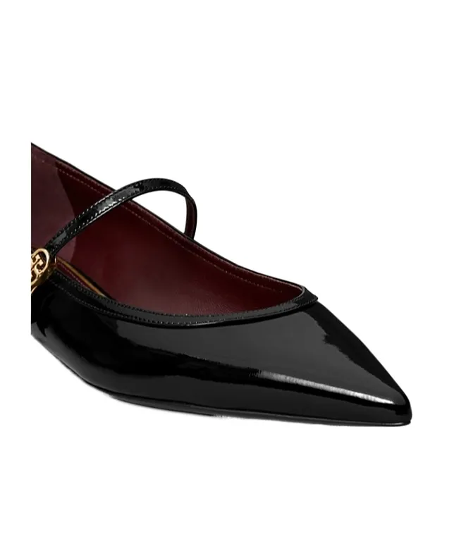 Double T-Buckle Ballet Flats
