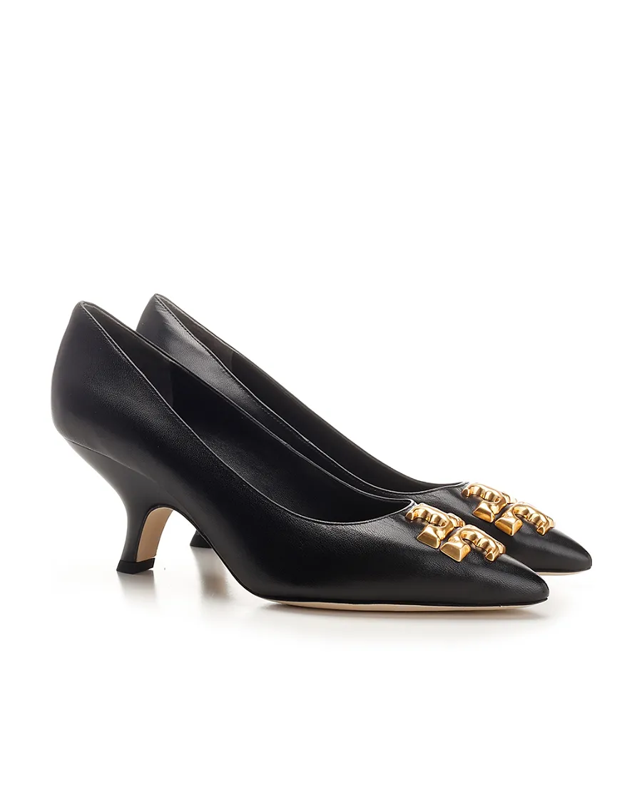 Eleanor Lacquered Leather Pump