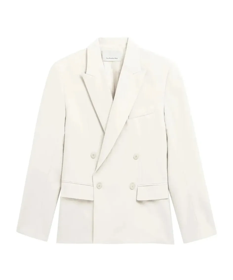 The Frankie Shop Double Breasted Tailored Blazer