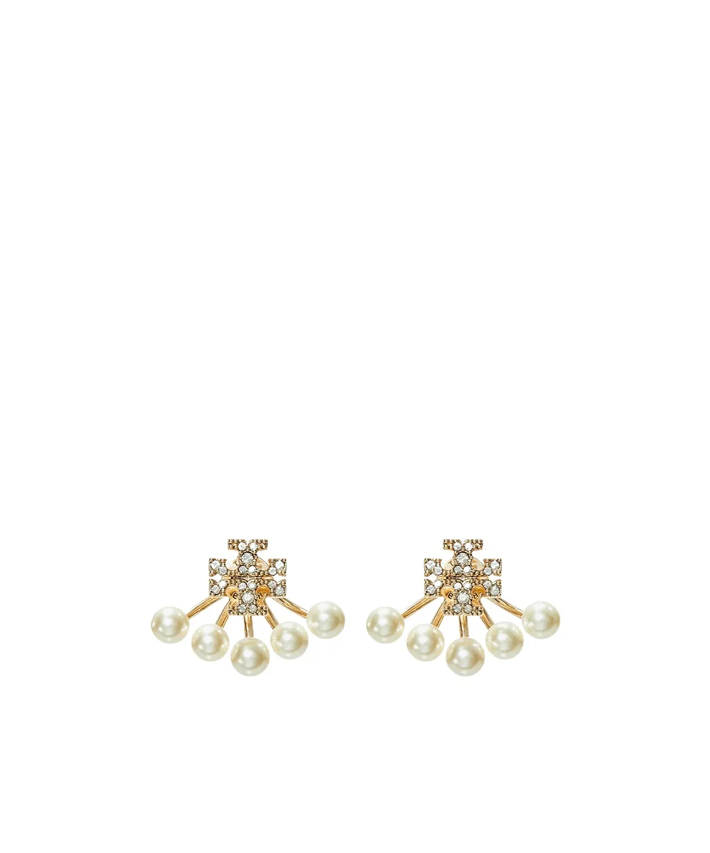 Kira Pearl Front-Back Earrings