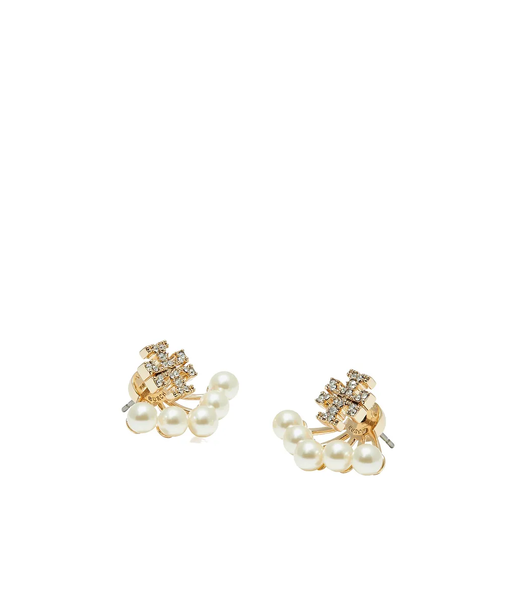 Kira Pearl Front-Back Earrings