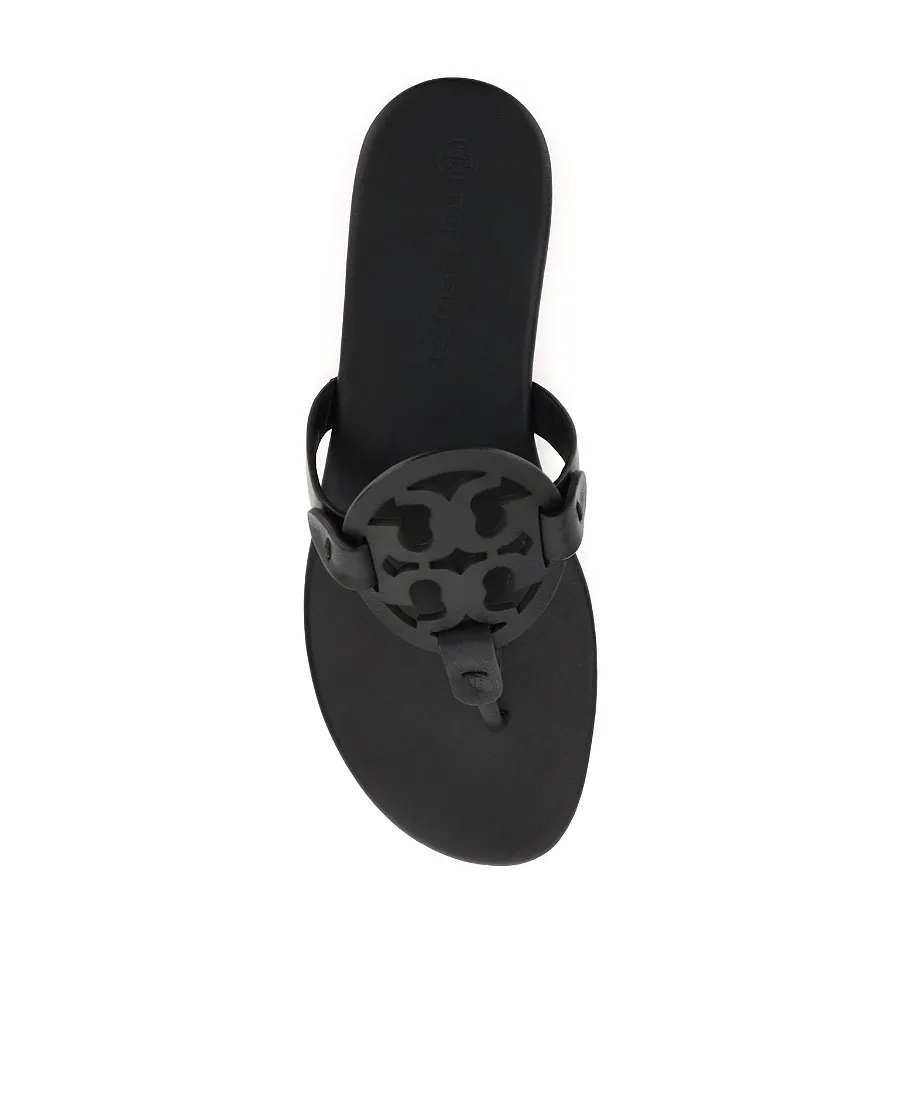 Tory Burch Miller Soft Logo-Plaque Sandals