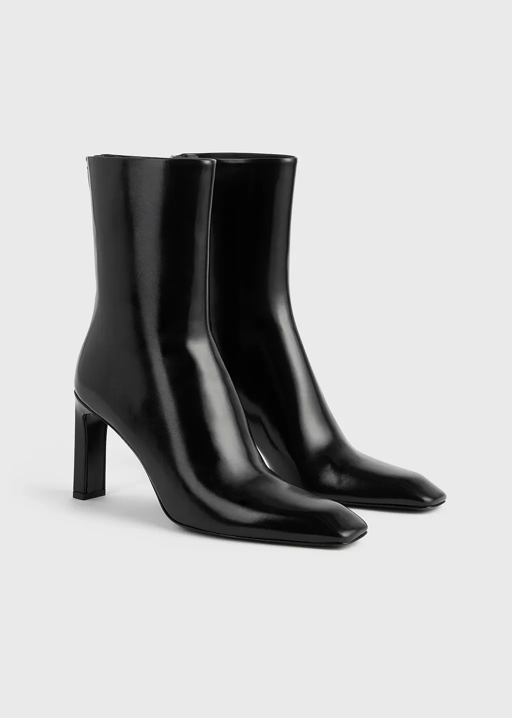 TotÊMe Square-Toe Side Zipped Ankle Boots