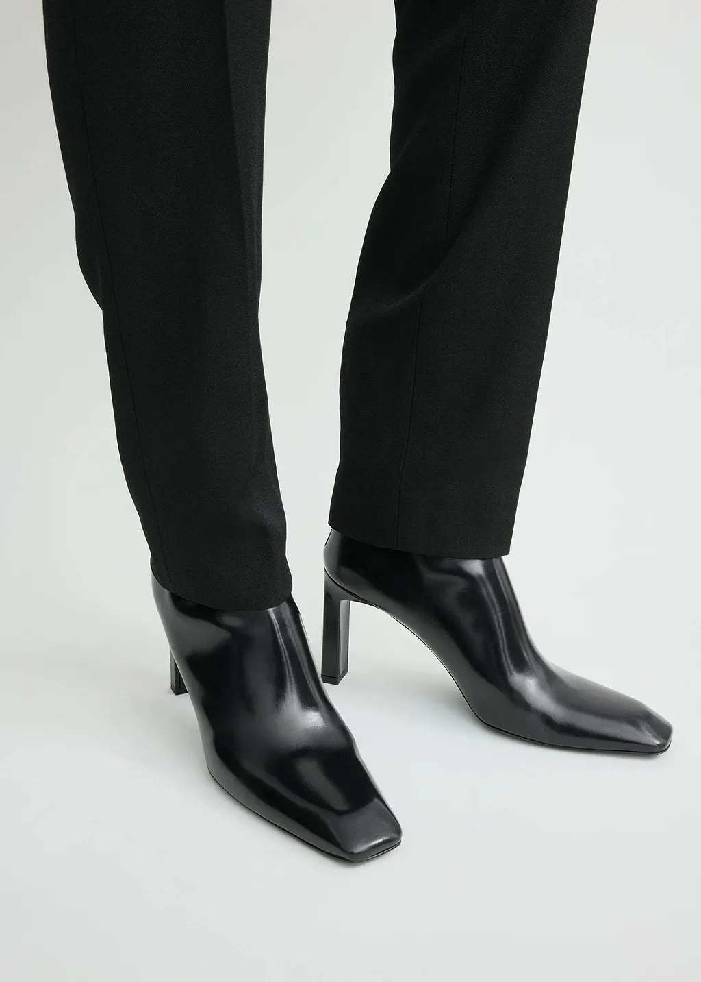 TotÊMe Square-Toe Side Zipped Ankle Boots
