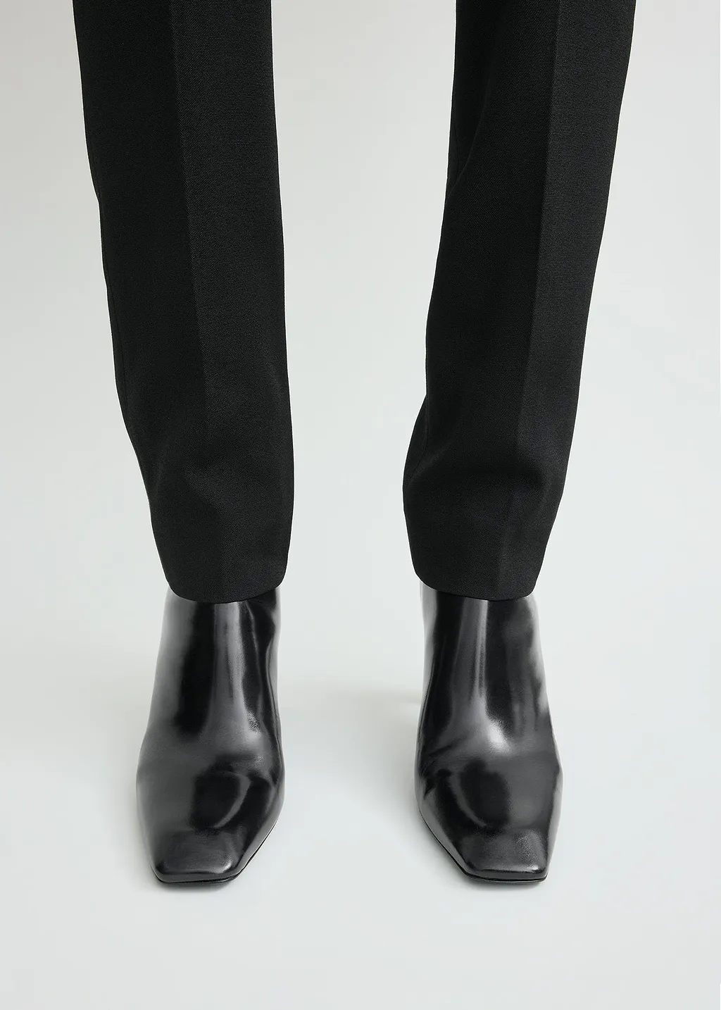TotÊMe Square-Toe Side Zipped Ankle Boots