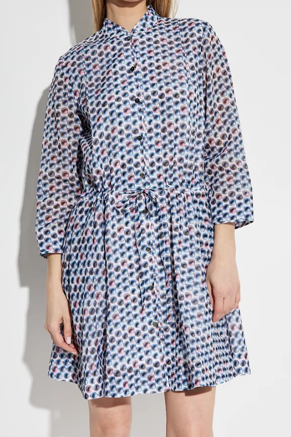 Tory Burch Printed Mini Shirt Dress