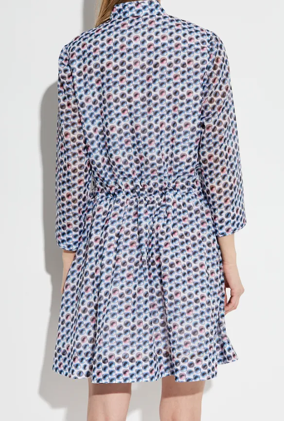 Tory Burch Printed Mini Shirt Dress